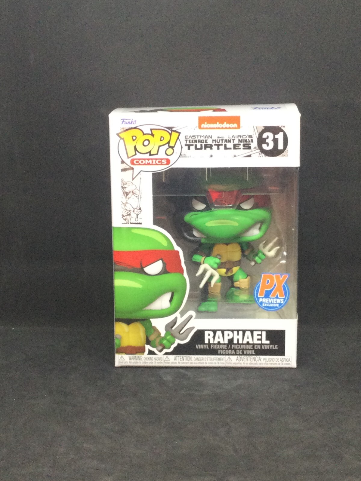 Funko Pop 31 Raphael Px Exclusive Non Chase Previews Kevin Eastman Ninja Turtles