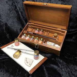 RARE! VINTAGE, DENTAL HISTORY! Ceramco Kit. Enamel Porcelain Powders MUST SEE!