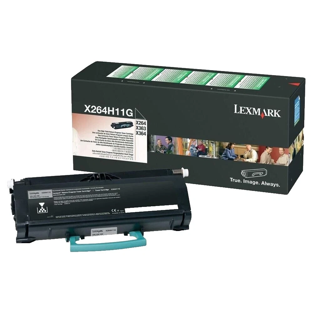 Los cartuchos de tóner de impresora Lexmark Negro para HP