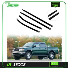 4 Pack Door Window Trim Moulding Belt Weatherstrip For Toyota Tacoma 2000-2004