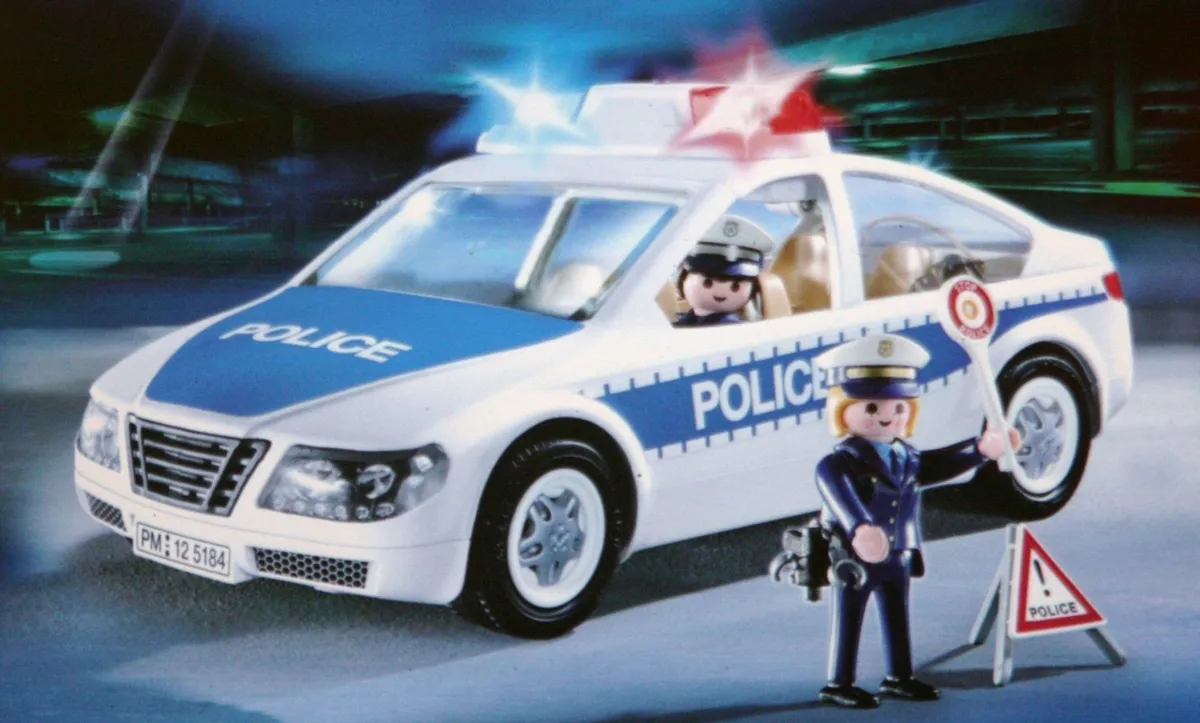 Playmobil -- Pièce de rechange -- Voiture police 5184 
