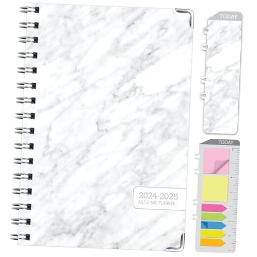HARDCOVER Academic Year 2024-2025 Planner: (June MEDIUM: 5.5