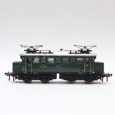 HO SCALE VINTAGE FLEISCHMANN 1345 POWERED ELECTRIC LOCOMOTIVE TRAIN - Tested USA
