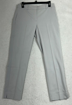 White House Black Market Ankle Dress Pants Feather Stone Slim Fit Womens Size 6