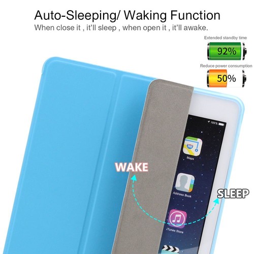 Case Flip Stand Cover Tablet Shell For iPad Air/Pro/mini 7.9'' 9.7'' 10.5'' - Picture 2 of 18