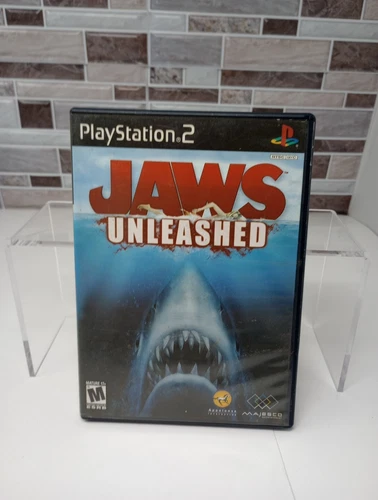 JAWS Unleashed For Sony Playstation 2, 2006 PS2 Complete W/ Manual Tested