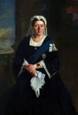 Queen Victoria Painting by Heinrich von Angeli Art Reproduction