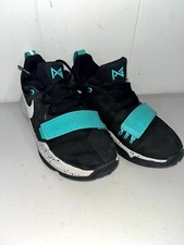 Nike PG 1 GS 880304-002 Youth US 5 Basketball Shoes Teal Black Lace Up Sneakers