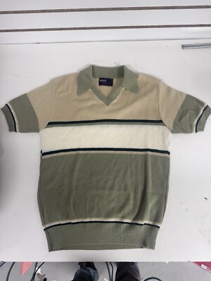 VTG Esprit Short Sleeve L Retro Banded Waist Western Collared Shirt 80s BLN