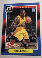 2014-15 PANINI DONRUSS JULIUS RANDLE ROOKIE THE ROOKIES PRESS PROOF #/99