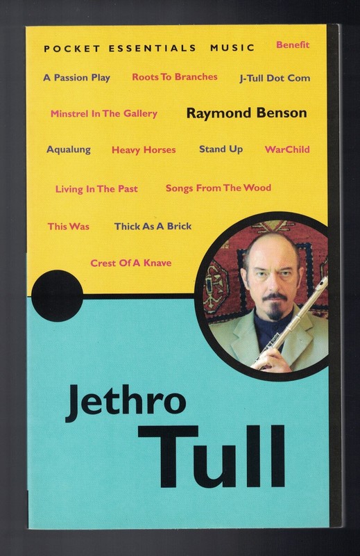 JETHRO TULL PB Book: Pocket Essentials, 2002, EX/NM, Raymond Benson SIGNED Copy