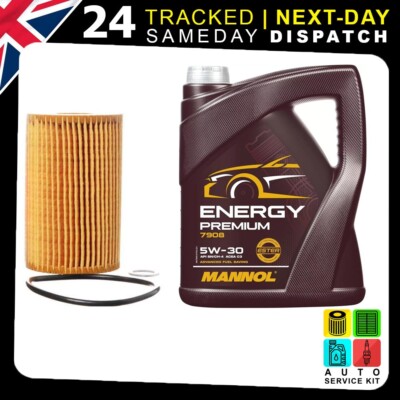 SERVICE KIT FOR HYUNDAI ACCENT ELANTRA EQUUS GENESIS I20 5W-30 OIL 5L & FILTER
