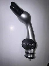 Goose Island Big John Tap Handle Imperial Stout Silver Goose Used Craft Man Cave