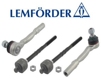Tie Rod Assembly Inner & Outer Set Lt & Rt OEM Lemforder for Mercedes E CLS Base
