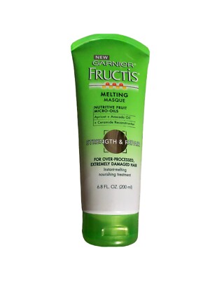 Garnier Fructis MELTING MASQUE Over-Processed Extremely Damaged Hair 6.8 oz- New