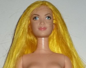 doll with yellow hair