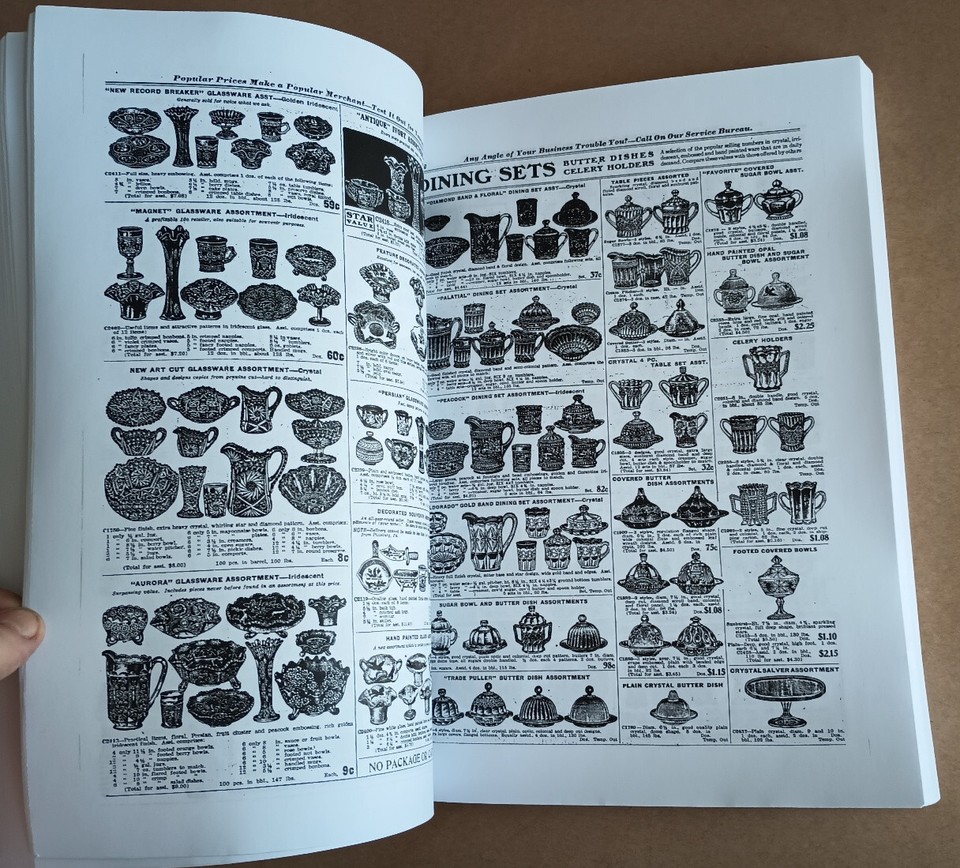 Butler Brothers Catalog Fenton Carnival Glass +Department Store