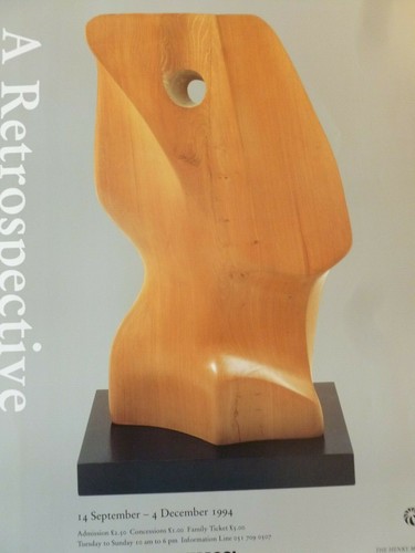 Barbara Hepworth Une Rétrospective Affiche D'Art Vintage 1994 - Picture 2 of 9