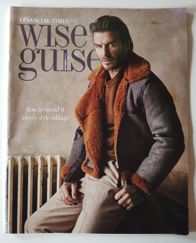 Magazine style homme Financial Times Wise Guise 9 septembre 2017 David Beckham - Photo 1 sur 6