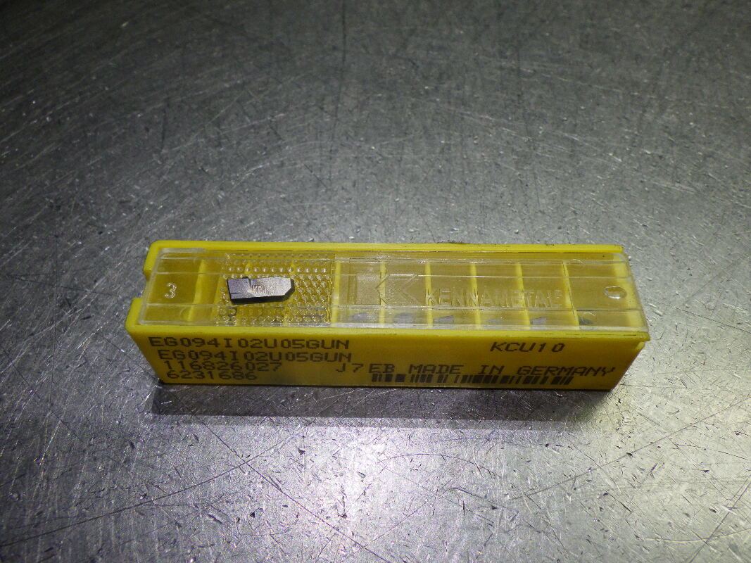 Kennametal Carbide Grooving/Cut-off Inserts QTY10 EG094I02U05GUN
