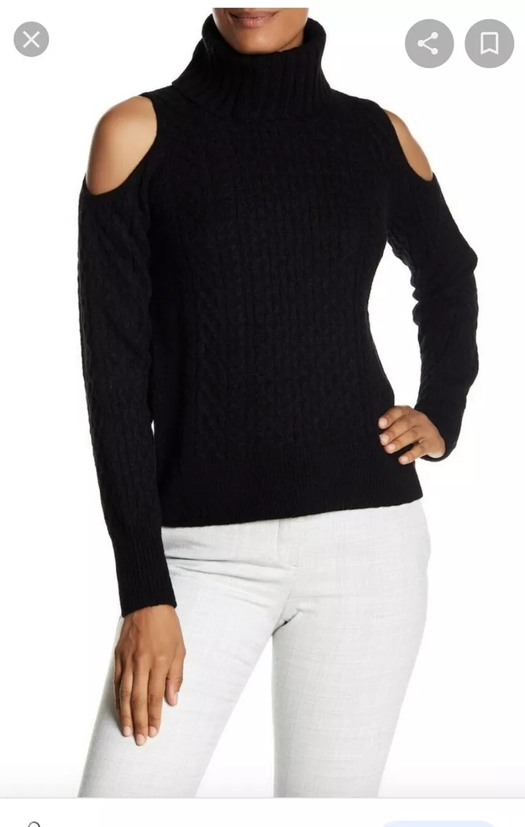 Theory cold shoulder best sale sweater