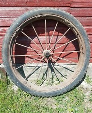Vintage Antique Wagon Wheel Cast Iron metal 60.00