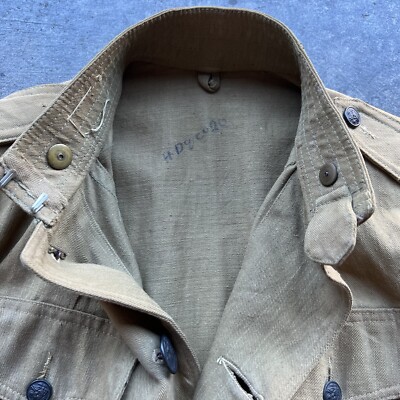 1910s〜1920s WW1 アメリカ軍　ミリタリージャケット 1910年代 アメリカ軍 米軍 ミリタリー ブラウンデニムジャケット