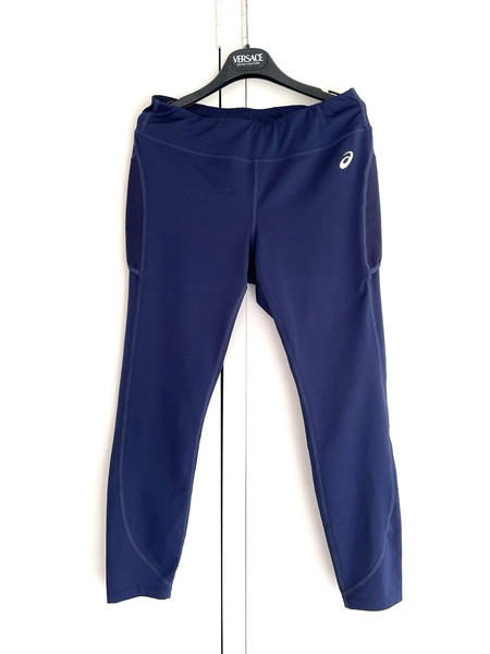 AS NEW - ascis size L (AU12-14) tennis leggings with ball pockets ankle length