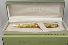 Levenger True Writer French Impressions & Chrome Ballpoint Pen - New In Box