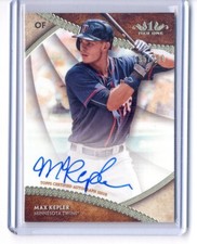 MAX KEPLER 2017 TOPPS TIER ONE ON CARD AUTO AUTOGRAPH #195/300 TWINS