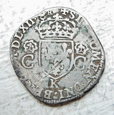 CHARLES IX teston 1562 K