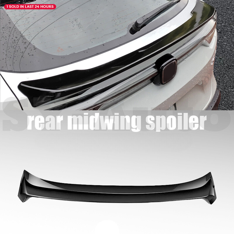For Honda Vezel 2022-2024 ABS Gloss Black Rear Trunk Door Tail