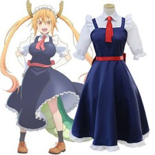 Kobayashi's Dragon Maid Tohru Fancy Dress Japanese cute anime Cosplay Costume