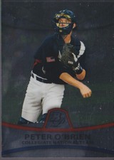 Peter O'Brien 2010 Bowman Platinum Prospects #PP44 Team USA RC
