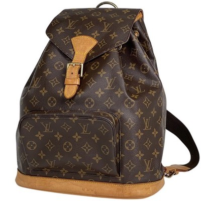 Louis Vuitton MontsourisGM Backpack daypack Backpack Monogram Brown M51135 Women