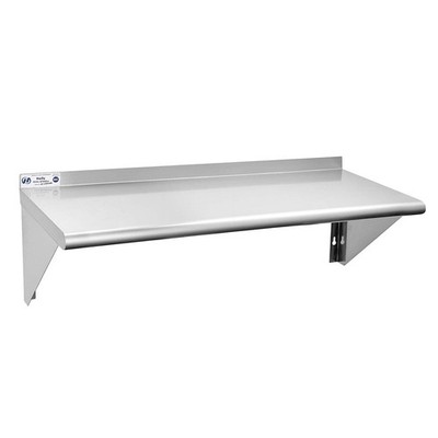 Hally Stainless Steel Shelf 14 x 48 Inches, 350 lb, 14*48, Without Hook 