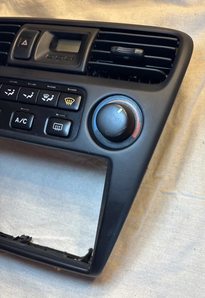 Honda Accord 1998-2002 aire acondicionado climatizador calefacción radio digital bisel ventilación negra  Foto 2 de 4