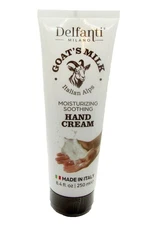 Delfanti Milano Goat's Milk Italian Alps Moisturizing Hand Cream 8.4 oz.