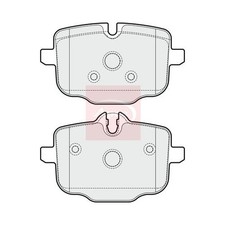 APEC Bremsbeläge Hinterachse für BMW iX I20 2021 (R90) PAD1779