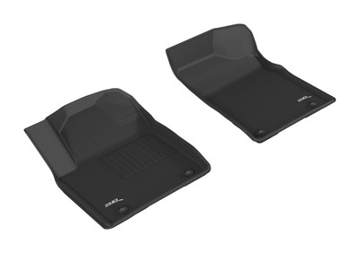 3D MAXpider For 2017-2020 Nissan Armada Kagu 1st Row Floormat - Black
