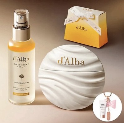 d Alba White Truffle First Spray Serum 100ML Set(Hand Cream + Suncream Keyring)