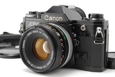 MINT Canon AE-1 35mm SLR Film Camera Black FD 50mm f1.8 SC S.C Lens From JAPAN