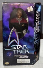 Vintage Star Trek DS9 Captain Sisko Wormhole Edition Figure Playmates Boxed