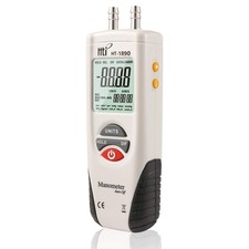 Digital Manometer Dual Port Air Pressure Meter Pressure Gauge HVAC Gas Tester