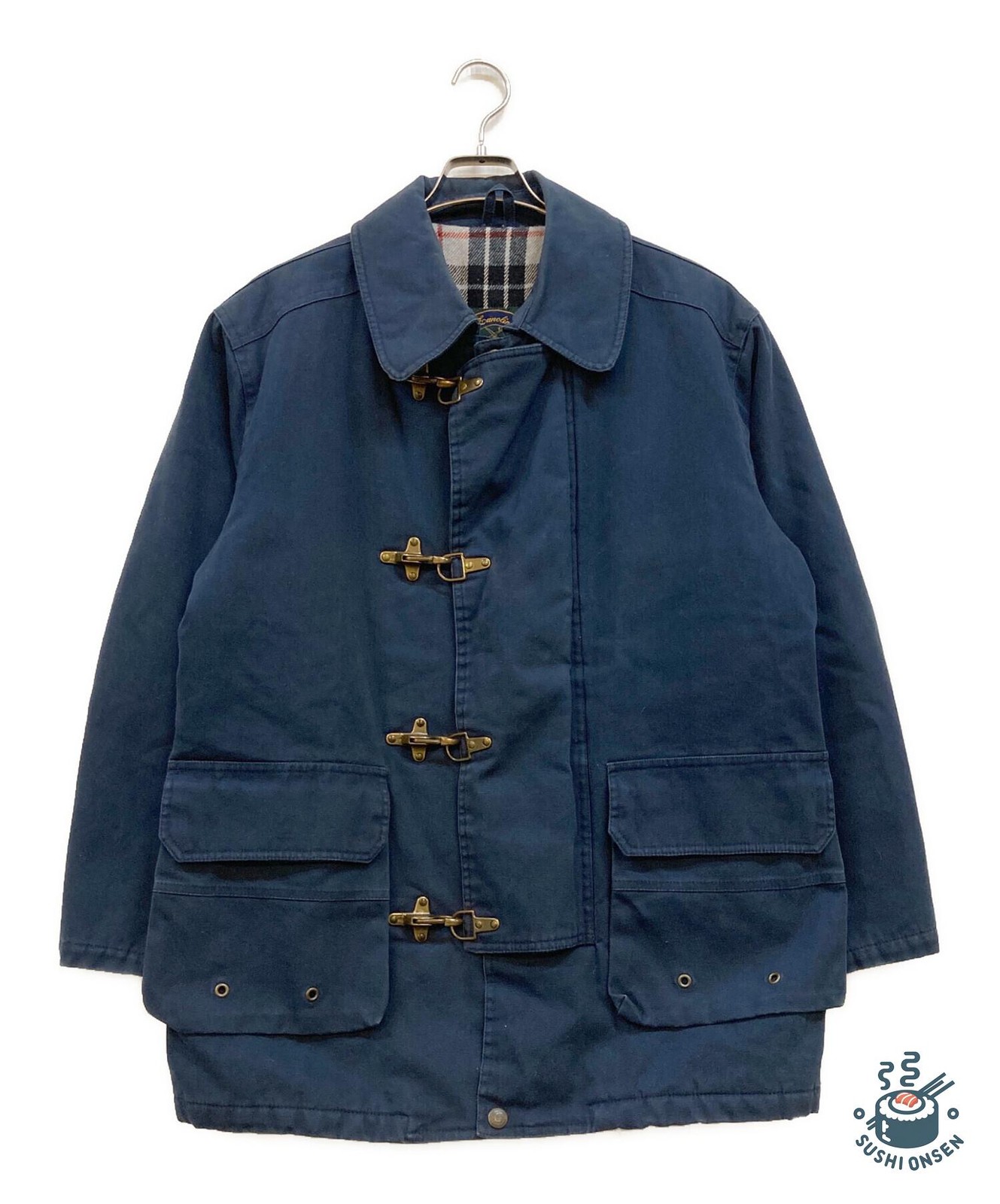 LANOLINI Checked lining fireman jacket Size: M Na… - image 1