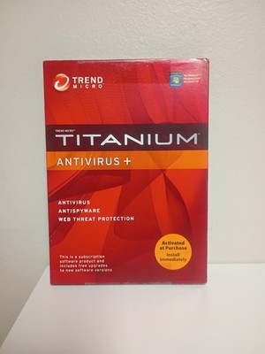 Trend Micro Titanium Antivirus+ 2012 PC & Mac 1 Year (Sealed)