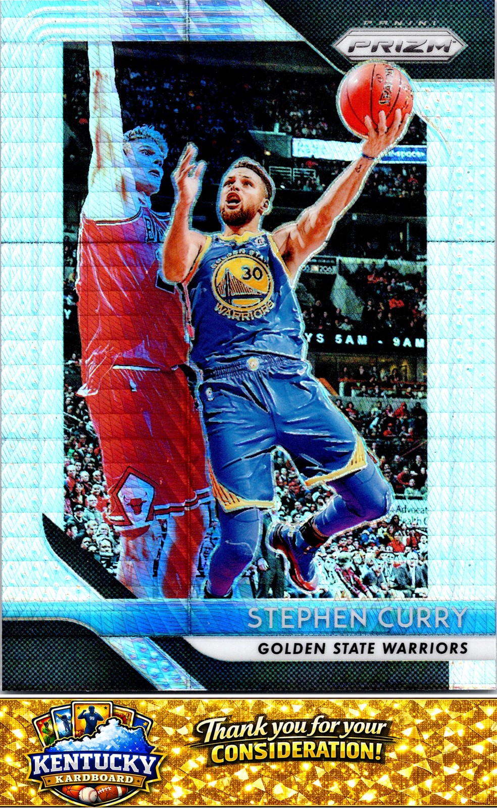 2018-19 Panini Prizm #222 Stephen Curry Prizms Hyper