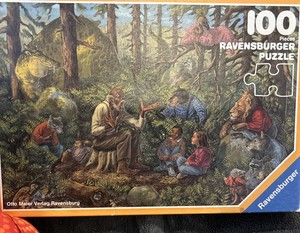 Uncle Remus 100 Piece Puzzle 1989 Ravensburger Complete in Box, W. Germany