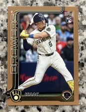 2025 Topps Series 2 - Isaac Collins #657 Gold /2025 (RC) for sale