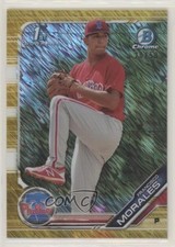 2019 Bowman Chrome Prospects Gold Shimmer Refractor 20/50 Francisco Morales 0en